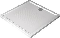 NOVELLINI OLYMPIC PLUS DOUCHEBAK RECHTHOEKIG 90MM AFVOER ACRYL 800 X 1200MM (LXB) 125MM BAK WIT OL8012011-30