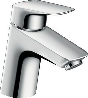 HANSGROHE LOGIS 70 EENGREEPS WASTAFELMENGKRAAN MET PUSHOPEN WASTE CHROOM 71077000
