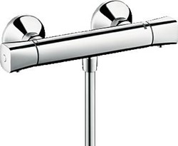 HANSGROHE ECOSTAT UNIVERSAL DOUCHETHERMOSTAATKRAAN OPBOUW TWEEGREEPS 150MM MET S-KOPPELINGEN CHROOM 13122000