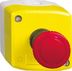 SCHNEIDER-ELECTRIC XALK DRUKKNOPKAST MET NOODSTOPFUNCTIE 1 RODE VUISTSLAG DRAAIEN OM TE ONTGRENDELEN KOP 40 MM ROND 1V PG13,5