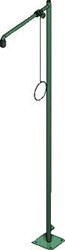 RADA B-SAFETY VRIJSTAANDE NOODDOUCHE VOOR VLOERMONTAGE. TOTALE HOOGTE 2300 MM VOORSPRONG 625 MM LENGTE TREKSTANG 700 MM 2.1931.385