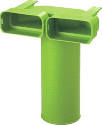UBBINK AIR EXCELLENT AE55SC VENTIELADAPTER 90 125 MET 1 AFDEKKAP 0188150