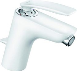 KLUDI BALANCE 1-GATS BIDETKRAAN MET WASTE WIT 522169175