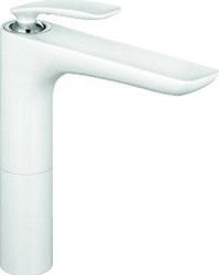 KLUDI BALANCE WASTAFELMENGKRAAN OPBOUW 1-GATS EENGREEPS 175MM VOORSPRONG 215MM OPBOUW CHROOM/WIT 522969175