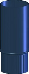 COX GEELEN ROOKGASAFVOERPIJP BLAUW GEGLOEIDE ROOKGASAFVOERPIJP 111MM LENGTE 1000MM 101111