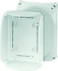 HENSEL KABELDOOS LEEG GLADDE WAND WEERBESTENDIG GRIJS IP66/ IP67