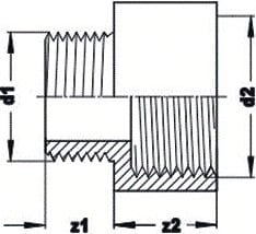 VSH RECHTE KOPPELING NEUSSTUK 1/2 X 3/8 MESSING (BINNENDRAAD X BUITENDRAAD) 0452430