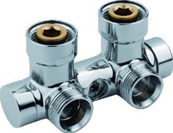 VASCO H-ONDERBLOK HAAKS MESSING VERCHROOMD 3/4 EUROCONUS 3/4 EUROCONUS A A NPIJP TWEEPIJP HARTAFSTAND 50MM CHROOM 118230000000099