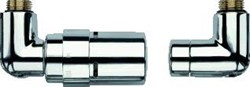 VASCO VENTIELSET 1-8 HAAKS LINKS CHROOM 0099. INCLUSIEF THERMOSTAATKOP M30 118210100000099