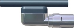 VASCO DESIGN VENTIELSET HAAKS CHROOM. VOOR MIDDEN-ONDER AANSLUITING. INCLUSIEF THERMOSTAATKOP 118210300000099