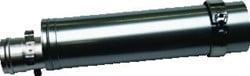 A.O VERLENGPIJP CONCENTRISCH VOOR WARMTAPWATERBEREIDER 80/125MM DIAMETER 1500MM LENGTE INKORTBAAR 0311449