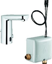 GROHE EUROSMART COSMOPOLITAN E ELEKTRONISCHE WASTAFELKRAAN MET INFRAROOD MET MENGING MET POWERBOX ZELFVOORZIENEND ENERGIESYSTEEM CHROOM 36386001