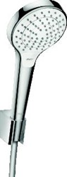 HANSGROHE CROMA SELECT S / VARIO PORTER 'S HANDDOUCHE BADSET 110MM DOUCHEKOP 3JET 1250MM DOUCHESLANG DOUCHEHOUDER CHROOM/WIT 26421400