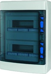 EATON INSTALLATIEKAST OPBOUW IP65 2X12TE DEUR TRANSPARANT ABS 174198