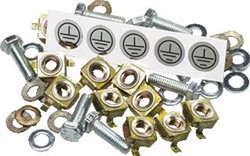 ELDON FRAME AARDINGSAANSLUITING M6 VOOR BINDERS EN KABELS VERPAKT PER 10 STUKS ECF06