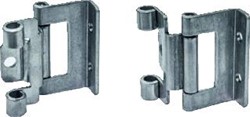ELDON SCHARNIER 180 GRADEN RVS VERPAKT ALS SET 2 STUKS