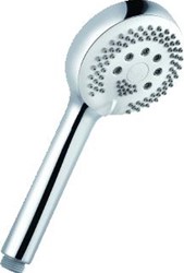 KLUDI HANDDOUCHE LOGO S3 KUNSTSTOF 3X STRAALSOORT 96MM DIA DOUCHEKOP 224MM LENGTE DOUCHEKOP UNIVERSEEL CHROOM/WIT 6830005-00