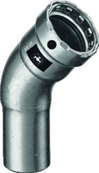 VIEGA MEGAPRESS BOCHT 45GRADEN 1 1/4 PERS X SPIE 694 722