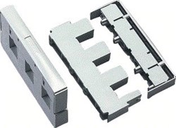 WOHNER RAILSYSTEMEN STROOMRAILADAPTER DRAAGRAILUITRUSTING 2DRAAGRAILS ADAPTERBREEDTE 25MM BREEDTE RAIL 30MM HARTAFSTAND RAIL 60MM MAX. STROOMRAILDIKTE 40MM MIN. STROOMRAILDIKTE 30MM NOM 01231