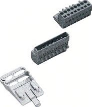 WOHNER RAILSYSTEMEN AANSLUITKLEM STROOMRAIL NVT STROOMRAILDIKTE 5 10MM 1 ADER BREEDTE KLEM 45MM GESCHIKT VOOR AANSLUITING RONDE GEL MAX. ADERDOORSNEDE 2.5MM2 MAX. NOM. BEDRIJFSSTROOM IE 32511
