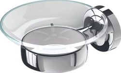 GEESA TONE ZEEPHOUDER MET ZEEPSCHAAL 110MM HELDER/CHROOM 917303-02