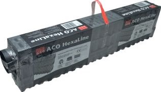ACO HEXDRAIN 2.0 GARAGEPACK 3 MTR M.ROOSTER ZWART 129MM 3190 319000