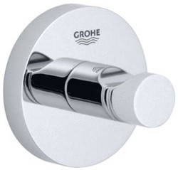 GROHE ESSENTIALS HANDDOEKHAAK WAND ENKEL 1-GATS METAAL CHROOM 40364001