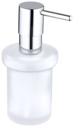 GROHE ESSENTIALS ZEEPDISPENSER 160ML VULHOEVEELHEID METAAL/GLAS CHROOM 40394001