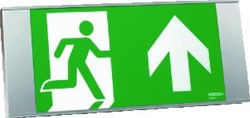 FAMOSTAR HIVISION WP-230 NOODVERLICHTING WAND-/PLAFONDOPBOUW 50M LEESAFSTAND ZONDER PICTOGRAM ALUMINIUM HXBXL 54X267X640MM 392862