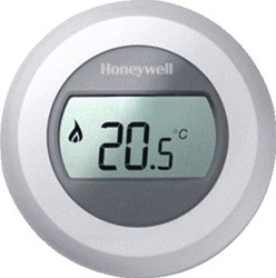 HONEYWELL HOME RUIMTETHERMOSTAAT AAN/UIT BATTERIJ VOEDING 3-24V AC OF MAX 40V DC 5-35GRADEN C WIT MET VERLICHT DISPLAY T87G2014-E