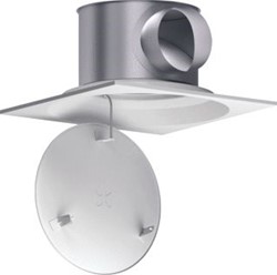 ALDES TWISTED 850 RETOUR DESIGNROOSTER 600X600MM INCLUSIEF FILTERPATROON RAL9010 11051164