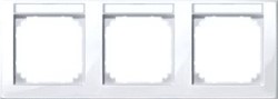 SCHNEIDER ELECTRIC M-SMART 3-VOUDIG AFDEKRAAM GLANZEND TEKSTRAAM HORIZONTAAL 81X81X10MM IP44 POLAR WIT RAL9010 471319