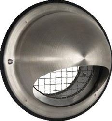 NEDCO BUITENROOSTER A150MM BOL MET GROFMAZIG GAAS RVS 62601211