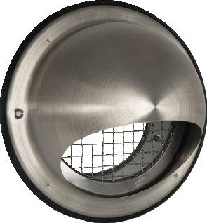 NEDCO BUITENROOSTER A150MM BOL MET GROFMAZIG GAAS RVS 62601211