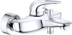 GROHE EUROSTYLE NEW BADMENGKRAAN WAND EENGREEPS 2-GATS OMSTELINRICHTING 150+/-15MM HART 185MM UITLOOP VAST MOON WHITE 33591LS3