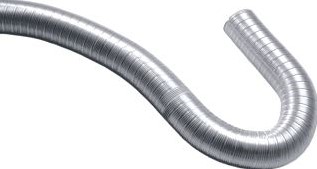 PANFLEX ROOKGASAFVOERLEIDING INOX VS GASTEC QA RVS 316TI D60MM L5MTR 210.060.05.01