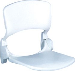 HANDICARE DOUCHEZITJE MET RUGLEUNING WIT LI2202-2006-02 LI2202.2006-02