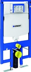 GEBERIT DUOFIX WC-ELEMENT MET SIGMA RESERVOIR 8CM MET GELUIDSISOLATIESET FRONTBEDIEND H114CM ZONDER BEDIENINGSPLAAT RUIMTEBESPAREND 111794001