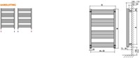 RADSON JAVA BADKAMERRADIATOR 600X1760 JA0617-2