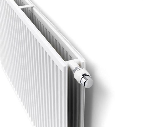 STELRAD HYGIENE ECO GALVA PANEELRADIATOR GEGALVANISEERD TYPE 20 MET AANGELASTE STRIPPEN 400X1100MM MIDDEN-+ RECHTSONDER AANSLUITING 805W ZONDER TOEBEHOREN WIT 695042011 0695042011