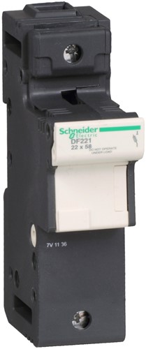 SCHNEIDER ELECTRIC TESYS ZEKERINGHOUDER 1P-125A ZEKERINGMAAT: 22X58MM  DF221