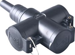 KERAF KOPPELCONTACTSTOP RANDAARDE VOLRUBBER3V