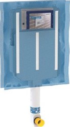 GEBERIT SIGMA INBOUWRESERVOIR 8CM MET FRONTBEDIENING 6/3L 109790001