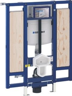 GEBERIT DUOFIX WC-ELEMENT VOOR WANDCLOSET H112 MET SIGMA INB. RESERVOIR 12CM BARRIÈREVRIJ WC IN HOOGTE VERSTELBAAR VOOR GREPEN EN ARMSTEUNEN 111904005