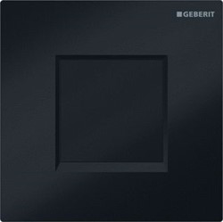 GEBERIT URINOIRSTUURSYSTEEM MET ELEKTRONISCHE SPOELACTIVERING BATTERIJVOEDING AFDEKPLAAT TYPE 30: ZWART / GLANSVERCHROOMD / ZWART 116.037.KM.1