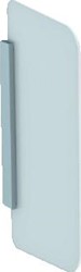 GEBERIT URINOIRSCHEIDINGSWAND GLAS WIT. VOOR MONTAGE AAN MASSIEVE OF DROOGBOUWWANDEN 115.211.TD.1
