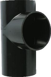 WAVIN PE T-STUK 88,5 GRADEN ZWART 63 PN4 3702006009