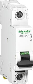 Schneider Térmico 2P 1A C60H-DC T/RIEL 20KA-220VDC - Linea Conduit