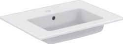 IDEAL STANDARD TIEMPO MEUBELWASTAFEL MET KRAANGAT MET OVERLOOP 61X45CM WIT E066801