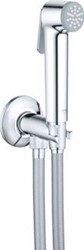 GROHE TEMPESTA-F TRIGGER SPRAY 30 WANDHOUDER SET MET HOEKSTOPKRAAN CHROOM 26358000